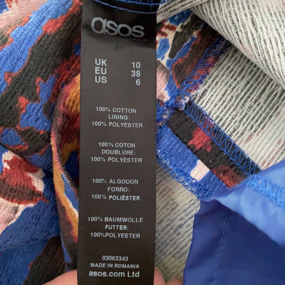 ASOS Blue mini Dress - Picture 6 of 6